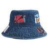 Sombrero con logotipo personalizado, bordado europeo y americano, gorro de lavabo, impresión digital de comercio exterior, gorro de pescador teñido anudado, gorro personalizado para mujer