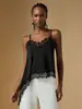 Camisola de Encaje Verano Kaopu Zaza Sexy Transfronteriza Europea y Americana Comercio Exterior Popular para Mujer Camisola de Venta Rápida