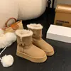 Primeiro Encontro Botas de Neve Ji Gray Femininas 2026 Inverno Novo Estilo Sola Grossa Aumento Interno de Altura Sapatos de Algodão para Neve Espessados Femininos