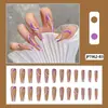 Dicas de Unhas com Pedras de Diamante Mais Vendidas no Tiktok, Arte de Unhas, Adesivos de Unhas Postiças, Unhas Longas Usáveis Feitas à Mão de Alta Qualidade Atacado