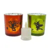 Copo de Vela de Natal Vidro Atmosfera Romântica Criativa Mesa Copo de Vela Romântico Jantar à Luz de Velas Presente de Feriado Fabricante Atacado
