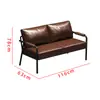 Sillón Sofá para Apartamentos Pequeños, Estilo Bar, Camping, Uso Doméstico, Juego de Mesa y Sillas de Madera Maciza, Cabina para Restaurante de Barbacoa, Bar de Música Folclórica, Sofá de Taberna Pequeña