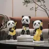 Enfeites Criativos de Panda para Mesa de Escritório Sala de Estar Gabinete de TV Entrada Gabinete de Vinho Gabinete de Sapatos Decoração de Mesa Presente de Inauguração