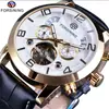 Reloj Mecánico Automático Parcial Tourbillon de Moda Casual con Esfera Grande para Hombre Forsining Fuxini