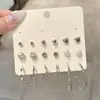 Conjunto de Brincos de Pérola para Mulheres, Presilhas de Borboleta de Alta Qualidade Atacado, Brincos Simples e Elegantes, Novo Modelo 2025, Acessórios de Orelha Compactos