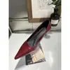 Elegantes Zapatos de Tacón Alto 2025 Primavera Nuevo Estilo de Moda Tacón Fino Punta Fina Zapatos de Salón para Mujer Tacones Altos de Punta Fina Negros