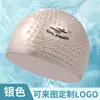 Touca de Natação de Silicone Grande para Adultos Proteção para Ouvidos Touca de Natação à Prova d'Água Fabricação Personalizada com Logo Unissex Venda Direta da Fábrica