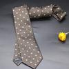 Corbata para Hombre Formal Negocios Atada a Mano 7cm Rojo Azul Marino Moderna Nueva Forma de Flor Accesorios Tienda de Trajes Boda Novio Fotografía