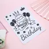Novo Adesivo de Balão Transparente Bola de Onda Transparente DIY Adesivo Feliz Aniversário para Festa de Aniversário Casamento Inglês