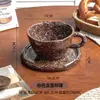 Estilo Ins Coreano Tigela de Tinta Salpicada Cerâmica Retro Tigela para Frutas Iogurte Cereal Café da Manhã Tigela Grande de Arroz Tigela de Sobremesa Conjunto