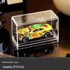 Caixa de exposição Hot Wheels transparente à prova de poeira empilhável infantil liga carro modelo Tomeka caixa de armazenamento