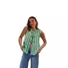 2024 Nuevo Top Cardigan Rayado de Mujer Transfronterizo Europeo y Americano Amazon Chaleco Holgado Moda Casual