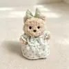 Solo la Ropa/16- 18cm Ropa para Muñeco Oso de Barcelona 20cm Falda de Gasa Morada con Puntos de Polka de Repuesto