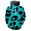 Moletoms com estampa de leopardo camuflado para atacado transfronteiriço para homens e mulheres, moda com capuz estampada em estilo europeu e americano, peça única com dropshipping