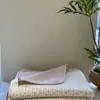 Nueva Serie de Artículos Individuales de Algodón Lavado Suave con la Piel Cepillado Color Sólido Sábana Bajera Individual Funda de Almohada Individual Juego de Tres Piezas Funda Protectora Colcha