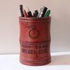Pluma de Tallado en Bambú Conner Gran Capacidad Adornos Creativos Estilo Chino Retro Pincel para Estudiantes Caja de Almacenamiento para Papelería Grabado para Maestros