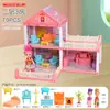 Amazon Casa de Bonecas DIY Crianças Menina Princesa Grande Castelo Villa Casa Presente de Aniversário Casa de Brinquedo Brinquedos