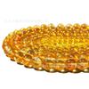 Grânulos Soltos de Vidro Citrino K9 Amarelo Explosivo Grânulos Tipo Wafer Feitos à Mão Acessórios para Pulseira Colar Joias Atacado