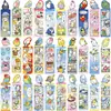 30 Marcapáginas de Loro Originales Dibujados a Mano, Materiales Literarios y Creativos, Marcapáginas de Papel para Lectura Ins DIY