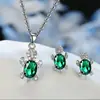 Popular Conjunto de Collar y Pendientes de Aleación de Tortuga Pequeña Europeo y Americano, Elegante Collar y Pendientes Galvanizados, Más Vendido en Plataformas de Comercio Electrónico Transfronterizo