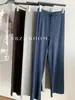 Pantalones cómodos, de tacto fresco, de tres colores tipo mantequilla con un diseño holgado, versátil, adelgazante, fino y de pierna recta, pantalones casuales de pierna ancha para el verano de 2026