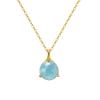 Colección de Cadena para Clavícula de Moda Estilo Bohemio Piedra Natural de Color Diseño Original Collar de Perlas Plata 925 Venta Directa