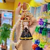 Llavero de resina de dibujos animados Princesa Perla femenino lindo corazón de niña estilo ins cadena para teléfono móvil pulsera llavero bolsa