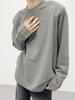 Sudadera estampada de otoño e invierno para hombre, primavera y otoño 2024, estilo coreano, nueva camiseta holgada de cuello redondo, estilo elegante de Hong Kong, a la moda.