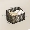 Estante de Almacenamiento de Cesta para Verduras de Cocina Artefacto Multifuncional que Ahorra Espacio Caja de Almacenamiento para Jengibre y Ajo en la Mesa de Cocina Cesta de Pared para Especias