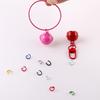 Accesorios para Joyería DIY Anillo Abierto 1.2*8mm Pintado en Spray Colorido Anillo Individual Conector de Llavero Anillo de Hierro Anillo en C