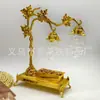 Estante de Uvas Estilo Clásico Europeo Azucarero, Azucarero Dorado Creativo con Cuchara, Tarro de Condimentos de Cocina de Gama Alta Artesanía Metálica