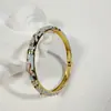 Yongge Jewelry Pulsera de Cloisonné Transfronteriza Pulsera Delgada con Borde Dorado y Esmalte de Goteo Estilo Étnico Versátil Floral Esmalte Joyería Hecha a Mano