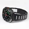 O Novo Modelo é Adequado para Samsung Ultra Galaxy Watch8 Pulseira de Aço Inoxidável com Borracha Embutida Metal 47mm