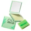 Papel Absorbente de Grasa Facial Control de Grasa Facial Estudiante Mujer Refrescante Facial Masculino Esponja de Maquillaje Caja con Espejo Papel Absorbente de Grasa