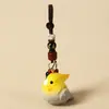 Chaveiro de Carro Pingente Esculpido em Madeira Papagaio Pingente para Mochila Escolar para Amigos e Professores Presentes de Formatura Presentes de Aniversário