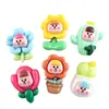 Funda Brillante para Teléfono de Cactus Girasol Flor de Sol Planta en Maceta Accesorios de Resina Pegamento Crema Materiales para Manualidades Accesorios para el Cabello de Niños