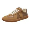 Putian Dexun Zapatos Cuero Retro Zapatos Forrest Gump Hombre Piel Genuina Diseño de Nicho Casual Zapatos de Patineta Versátiles Transpirables Caña Baja Modernos