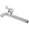 Grifo de Acero Inoxidable de Aleación de Apertura Rápida, Longitud Extendida para Uso Doméstico, Caño de Agua Totalmente de Cobre para Mopas y Lavadoras, En Stock, Apertura Lenta