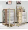 Suporte para Exibição de Colchas, Colcha com Ar Condicionado, Suporte Dourado para Exibição, Prateleira de Colcha de Verão para Têxteis Domésticos, Suporte de Chão para Pendurar Cortinas, Prateleira Moderna