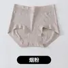 Ropa interior térmica antibacterial de seda y acrílico para mujer, ropa interior calefactora de grafeno de cintura ancha, ropa interior elástica de encaje para mujer de talla grande