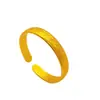 Pulsera abierta de cobre chapado en oro, tallada a mano con doble pez y loto, estilo chino, con nube auspiciosa y flor de riqueza, venta al por mayor