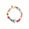 Pulsera de cerámica linda con estrella de mar, pulsera temática del océano, joyería dulce y juvenil, pulsera de dopamina al por mayor para zonas escénicas