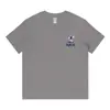 Camiseta de Manga Corta para Mujer Estilo Coreano Algodón Peinado Algodón Top Holgado Verano para Mujer Combinación Perfecta Cuello Redondo Camiseta Básica Camiseta Interior para Mujer