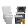 Cubo de Almacenamiento de Plástico Transparente para el Hogar, Cuadrado con Tapa, Sellado y a Prueba de Humedad, Contenedor de Almacenamiento de Alimentos, Cubo Comercial para Polvo de Hielo, Granos y Arroz