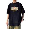 Camiseta de manga curta casal solta temperamento T-shirt comércio exterior estilo Hong Kong expressão facial Seda de Gelo manga curta feminina verão camiseta de manga curta masculina