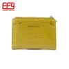 Nuevo Tarjetero Coreano para Mujer, Pequeño y Exquisito Patrón de Cocodrilo Ranuras Múltiples para Tarjetas Hebilla de Cremallera Cartera Corta Billetera