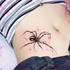 Adesivos de Tatuagem Aranha Vermelha à Prova d'Água Mini Adesivos de Tatuagem Personalizados Simulação Maquiagem de Halloween