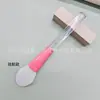 Brocha para Rubor Rosa Suave, Brocha para Polvos Sueltos, Brocha para Iluminador, Brocha para Contorno, Pincel Sencillo para Sombras, Brocha de Silicona para Mascarilla, Brocha Aplicadora de Mascarilla de Barro