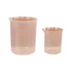Copo medidor espessado 50 100 150 250 500ml copo medidor de plástico copo com escala pp equipamento de laboratório béquer