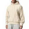 Sudadera Informal Suelta Nueva para Primavera y Otoño 2025, Sudadera Pulóver Deportiva de Forro Polar de Color Sólido para Hombre, Transfronteriza Europea y Americana